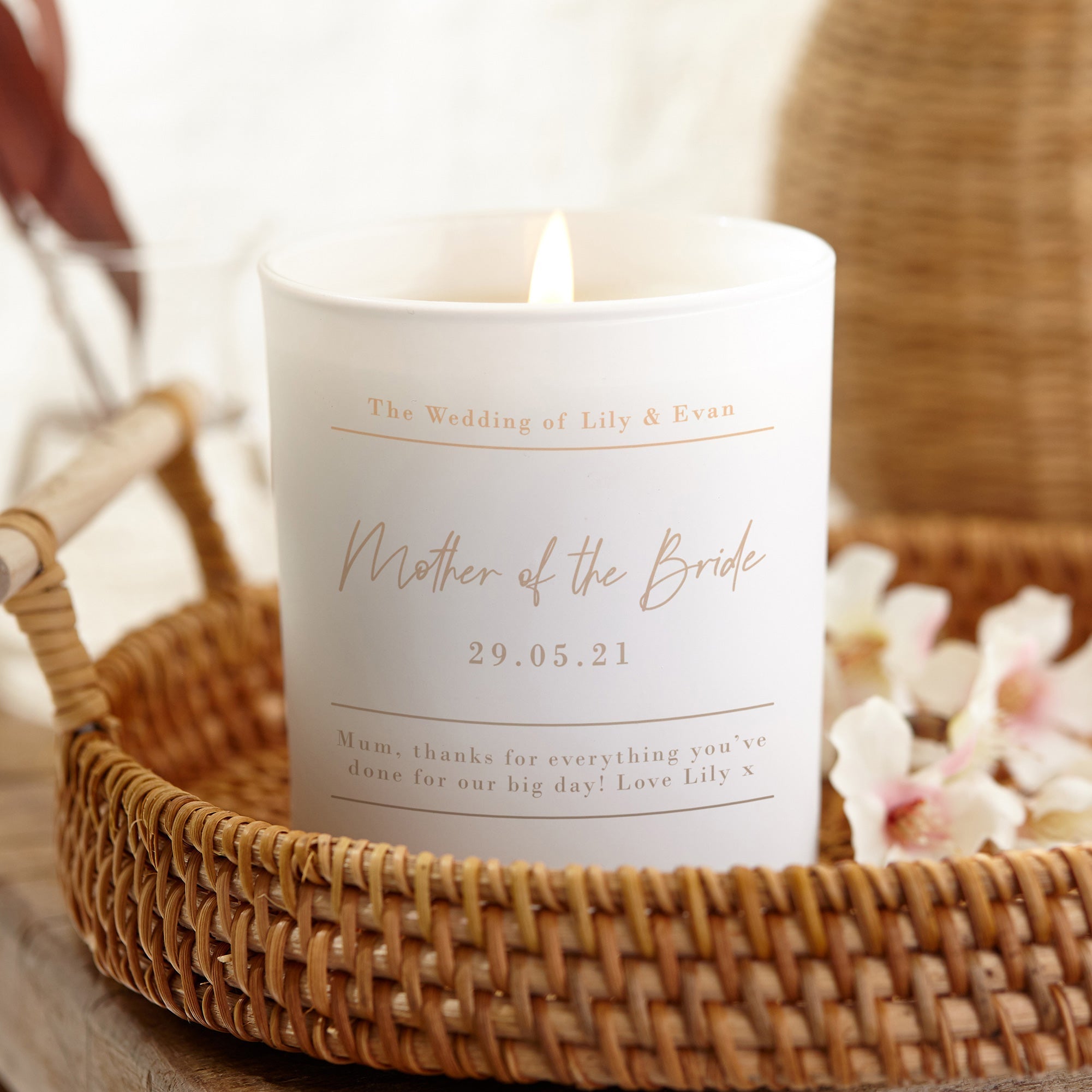 Mother of the Groom Gift Scented Candle, 