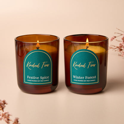 Trio Christmas Candles & Candle Accessories Gift Set