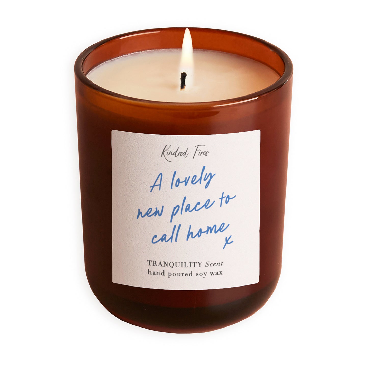 New Home Gift Script Amber Candle