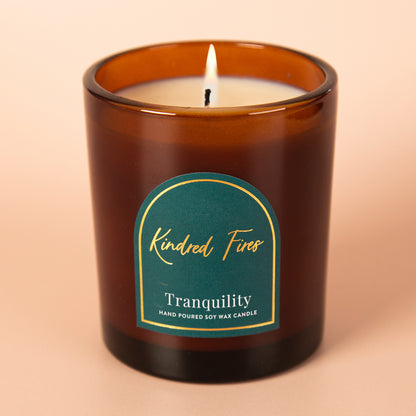 Tranquility Scented Amber Candle