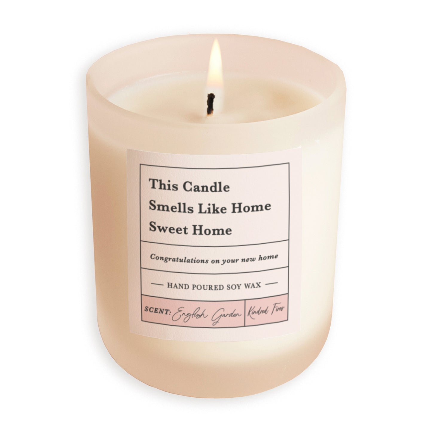 Smells Like Home Gift Sweet Home Gift Frosted Candle