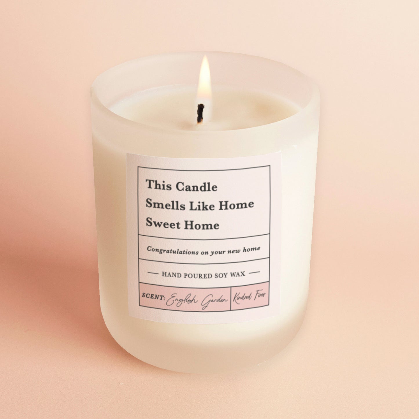 Smells Like Home Gift Sweet Home Gift Frosted Candle