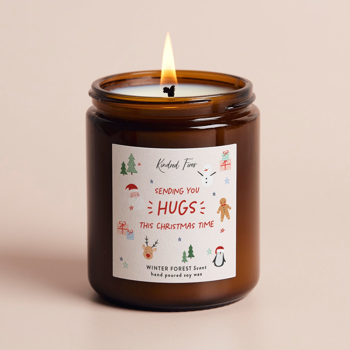 Christmas Hugs Jar Candle