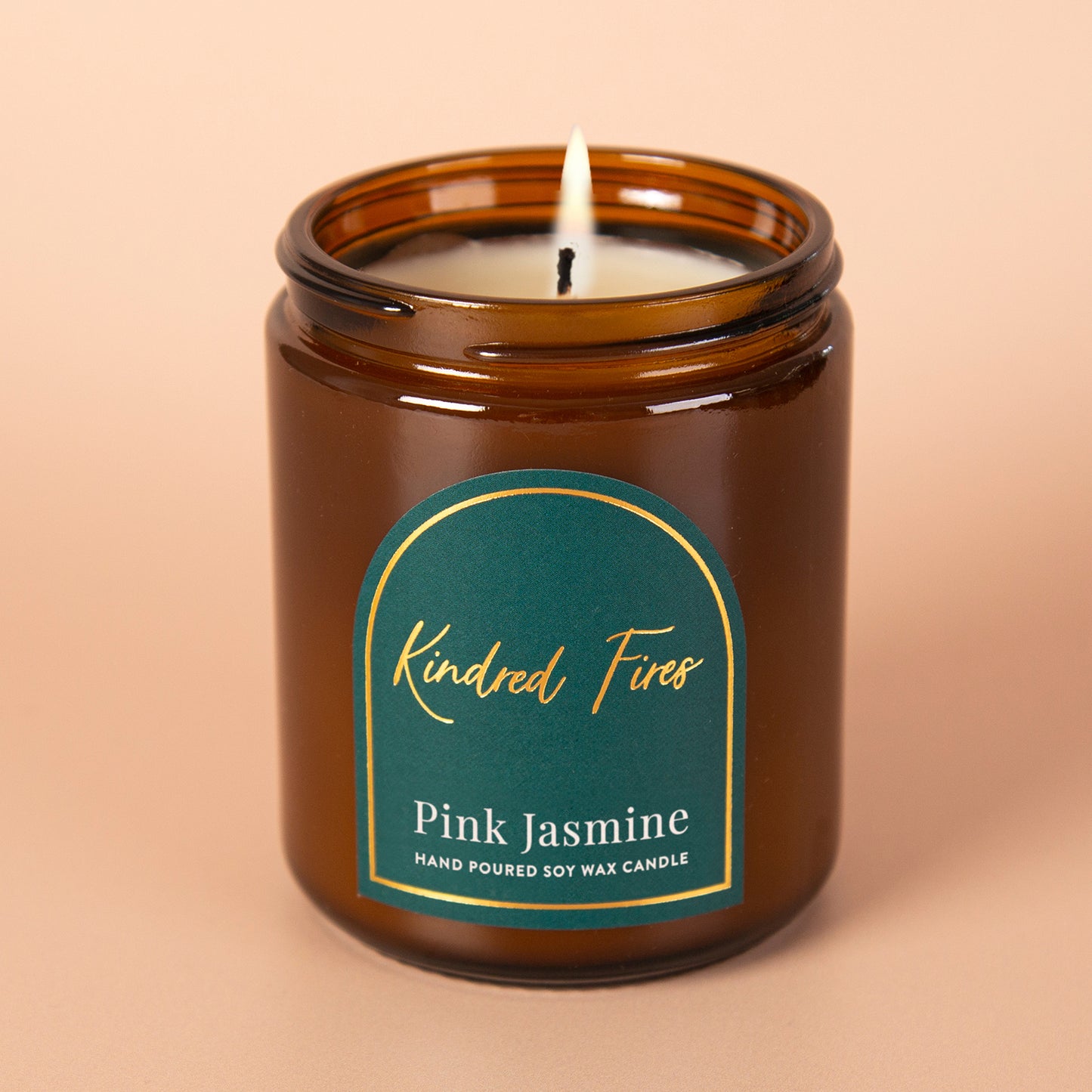 Pink Jasmine Scented Jar Candle