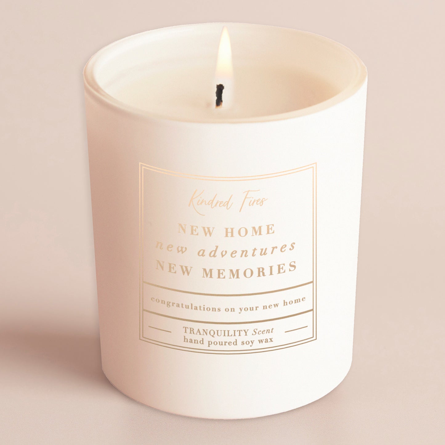 New Home Gift New Memories Glow Through Candle