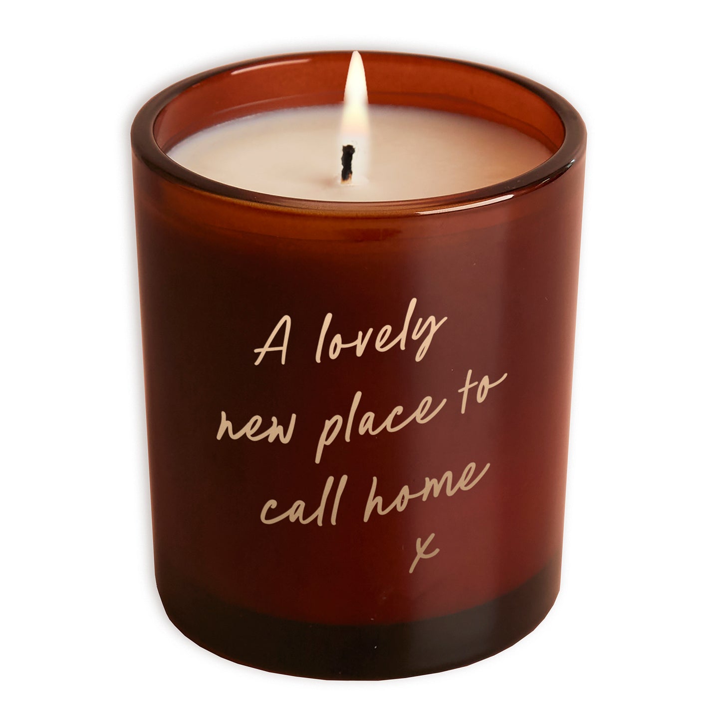 A Lovely New Home Gift Glow Through Candle