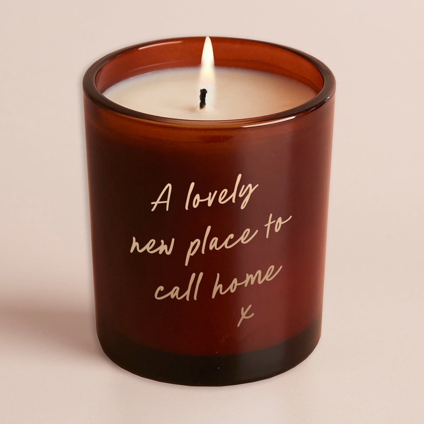 A Lovely New Home Gift Glow Through Candle