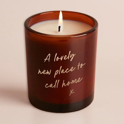 A Lovely New Home Gift Glow Through Candle