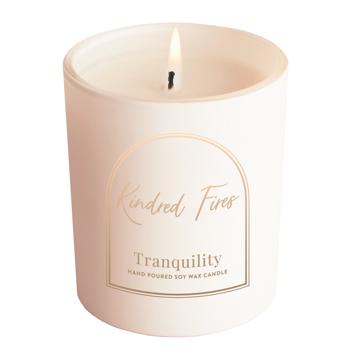 Tranquility Scented Glow Through Candle White