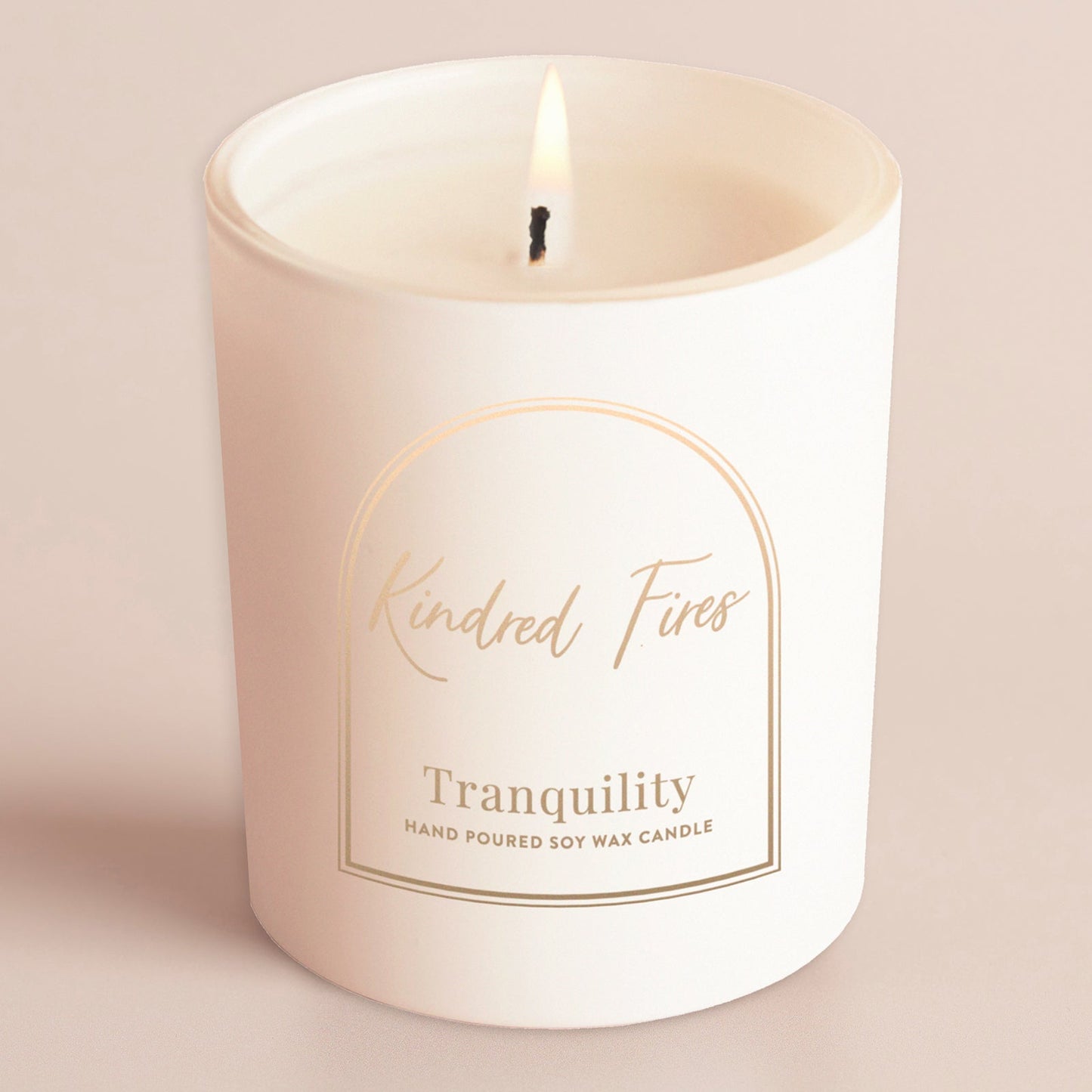 Tranquility Scented Glow Through Candle White