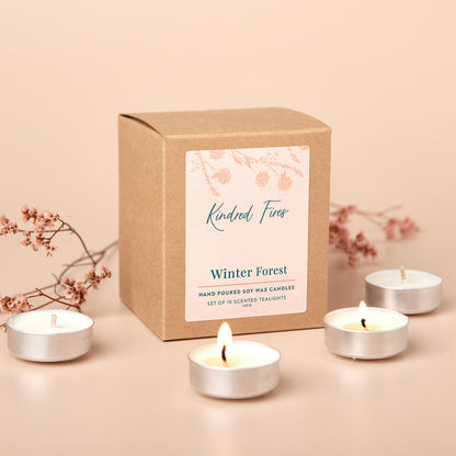 Winter Forest Scented Soy Wax Tealights