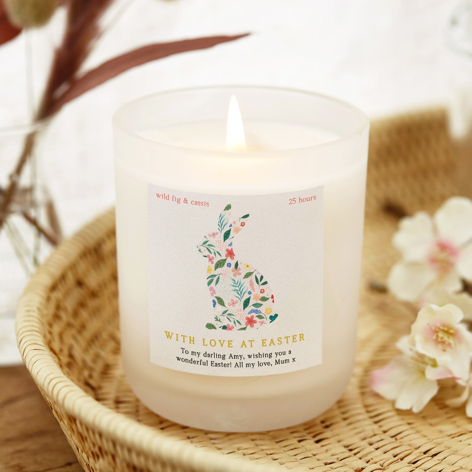 Easter Gift Rabbit Candle