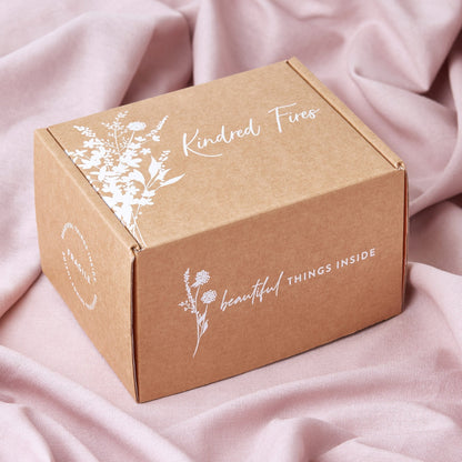 First Mother's Day Gift Floral Candle - Kindred Fires