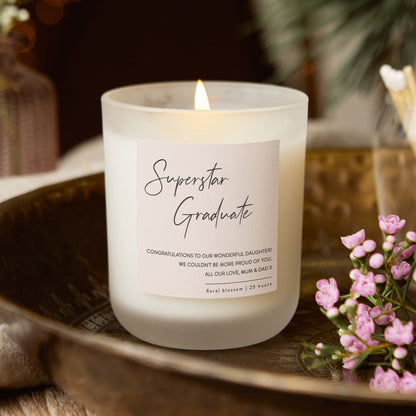 Graduation Gift Superstar Graduate Candle - Kindred Fires