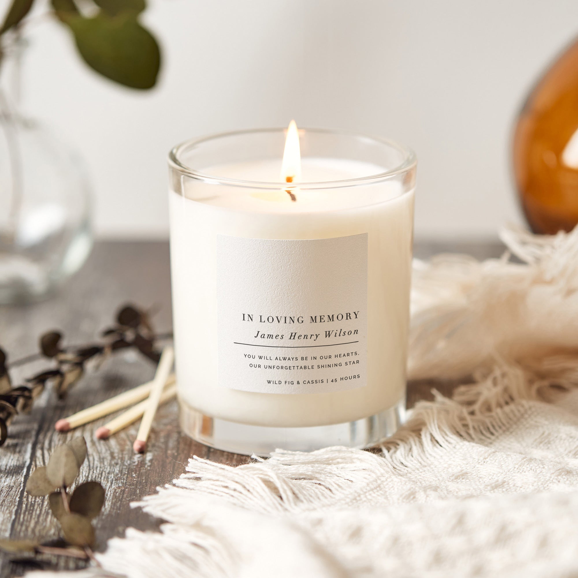 In loving shop memory candle