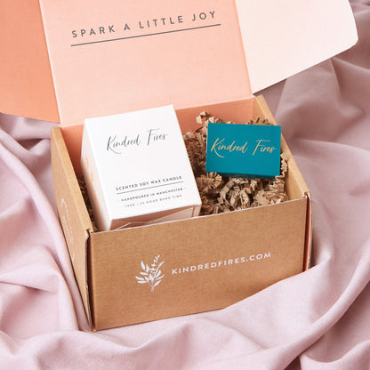 Secret Santa for Her Personalised Soy Candle - Kindred Fires